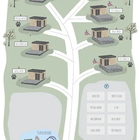 Alojamento de Turismo Selvagem District Woodland Pods - Winster, Bowness-on-windermere Winster (Cumbria)
